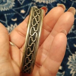 Vintage sterling cuff.